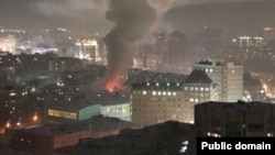 Взрыв газа в пятиэтажном доме в Новосибирске