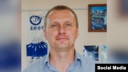 Глава Белорусского независимого профсоюза работников ОАО "Гродно Азот" Андрей Ханевич