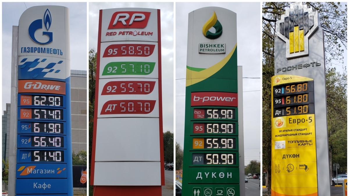 цены на бензин в бишкеке роснефть