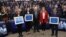 (From R) Mahsa Amini's representative, Iranian lawyer Saleh Nikbakht, European Parliament President Roberta Metsola, European Union foreign policy chief Josep Borrell, Afsoon Najafi and Mersedeh Shahinkar from the "Women, Life, Freedom" movement in Iran p