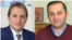 Учредитель независимого издания ToplumTV Алексер Мамедли (на фото слева) и активист Руслан Иззетли