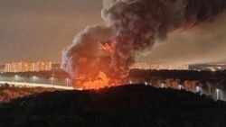 Утро: пожар и взрывы в подмосковном Одинцово 