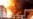 Fire at the oil depot