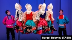 Иллюстративное фото. Выступление ансамбля "Березка" в Москве в мае 2023 года