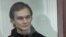 Russia -- Azat Miftakhov, political prisoner and his wife Elena Gorban in the court room, Yekaterinburg