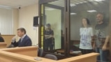 Александр Доценко и Анастасия Дюдяева на оглашении приговора
