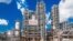 Catalytic cracking unit at Lukoil's oil refinery in Kstovo in the Nizhny Novgorod region of Russia
