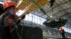Russia -- Assembling a T-72B3 battle tank at the Uralvagonzavod factory