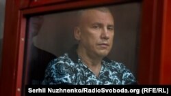 Бывший начальник Одесского областного территориального центра комплектования и социальной поддержки Евгений Борисов в зале суда