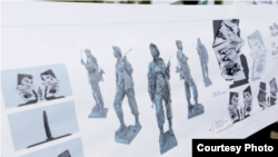 Первый вариант будущего памятника Ольге Качуре. Фото: пресс-служба АПК.