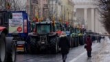 Lithuanian farmers protest in Vilnius