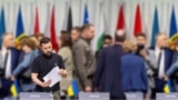 Президент Украины Владимир Зеленский на саммите мира в Швейцарии