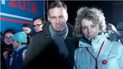 Елена Гусева с Алексеем Нвальным. Архивное фото