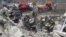 Спасатели разбирают завалы частного дома в селе Никольское Белгородской области