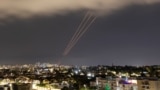 Ракеты ПВО в городе Ашкелон в ночь удара Ирана по Израилю, 14 апреля.