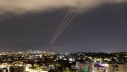 Ракеты ПВО в городе Ашкелон в ночь удара Ирана по Израилю, 14 апреля.