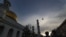 Kazakhstan. Muslims at morning prayer in honor of Oraza Ait at the central mosque in Almaty. April 10, 2024