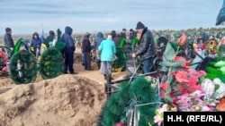 Похороны завербованного в ЧВК Ступина, Борзя