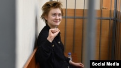 Дарья Козырева в зале суда