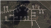 UKRAINE - Planet Labs satellite images from April 19, 2024, showing the aftermath of missile strikes on Dzhankoy airfield in Crimea.