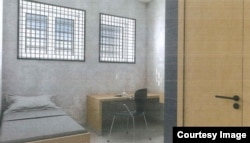 Спальное место заключенного в тюрьме в Калуге