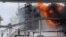 RUSSIA-UKRAINE-CONFLICT-OIL-ACCIDENT