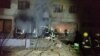 Гостиница в Харькове после атаки дронов-камикадзе