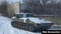 Фото из телеграм-канала, связанного с "ЧВК Вагнера", которое могло выдать расположение ремонтной базы российских военных
