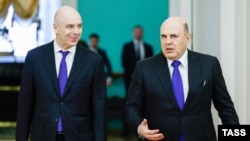 Министр финансов Антон Силуанов и премьер-министр Михаил Мишустин