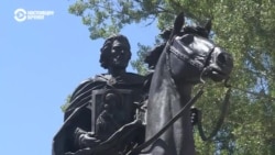 Помощник Путина открыл в Алматы пятиметровый конный памятник Александру Невскому. Как это было и какой смысл у статуи