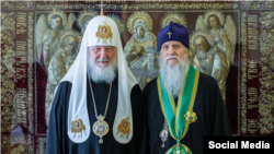 Патриарх Московский и всея Руси Кирилл и митрополит УПЦ Ионафан
