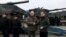 Премьер-министры Украины и Польши Денис Шмыгаль и Матеуш Моравецкий на церемонии передачи ВСУ первых танков  Leopard 2 