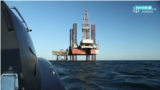 Кадр из видеозаписи, снятой военнослужащими ГУР Минобороны Украины во время рейда по возвращению нефтегазовых вышек в Черном море