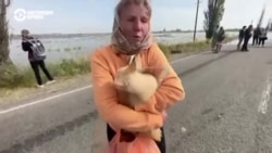 Жители оккупированной части Херсонской области рассказывают о затоплении и просят помощи