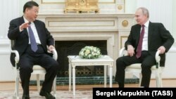 Встреча Си Цзиньпина и Владимира Путина 20 марта 2023 года. Фото: ТАСС
