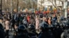 Акция протеста в Кишиневе, Молдова. 12 марта 2023 года