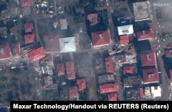 Спутниковый снимок жилого квартала в городе Ислахие, где множество домов были разрушены во время землетрясения. Турция, 7 февраля 2023 года. Фото: Maxar Technology