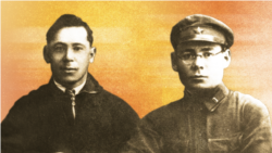 Муса Джалиль и Ибрагим Салахов (справа), 1930-е гг