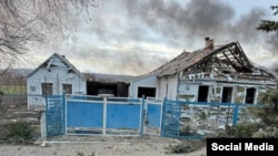 Последствия обстрела села Константинопольское Кураховского района Донецкой области, 22 февраля 2024 года