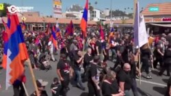 В Лос-Анджелесе прошло шествие ко Дню памяти жертв геноцида армян 