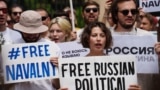 Америка: акции в защиту Навального по всему миру