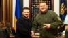 UKRAINE – President of Ukraine Volodymyr Zelenskyy and Commander-in-Chief of the Ukrainian Armed Forces Valery Zaluzhnyi (R). Kyiv, February 8, 2024