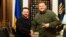 UKRAINE – President of Ukraine Volodymyr Zelenskyy and Commander-in-Chief of the Ukrainian Armed Forces Valery Zaluzhnyi (R). Kyiv, February 8, 2024