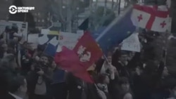 Перекресток: протест против закона об “иностранных агентах” в Грузии 