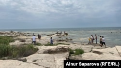 Каспийское море в Актау. 15 июня 2025 года