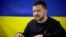UKRAINE – President of Ukraine Volodymyr Zelenskyy during a speech via video link at an extraordinary meeting of the Ukraine-NATO Council. Kyiv, April 19, 2024