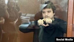 Бывший активист движения "Весна" Евгений Затеев в зале суда