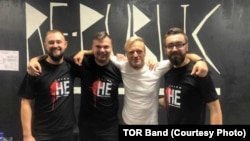 Музыканты Tor Band Андрей Яремчик, Дмитрий Головач, Юрий Стыльский и Евгений Бурло. Архивное фото