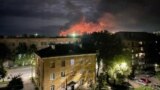 Alleged Ukrainian drones attack at Pskov airfield