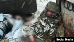 Жертвы расстрела российскими военными в Харьковской области, февраль 2022 года
